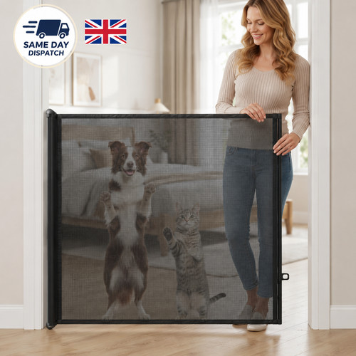 Retractable pet dog - pet, gate