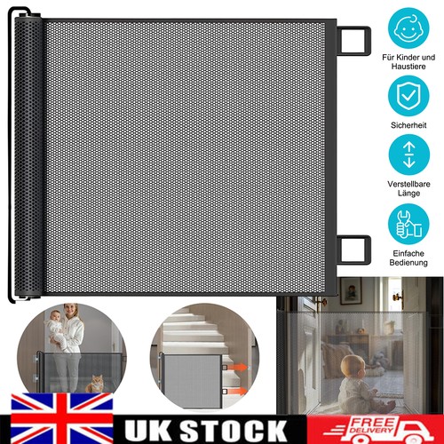 Retractable pet dog gate - pet,