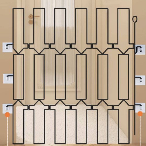 Retractable pet gate - retractable, easy