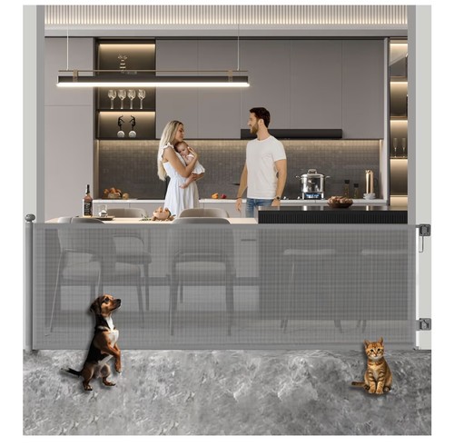 Retractable baby gate - baby, 250cm