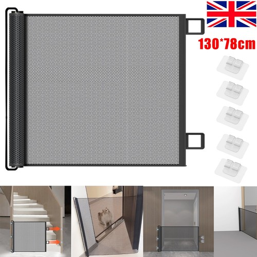 Retractable pet dog gate - retractable,