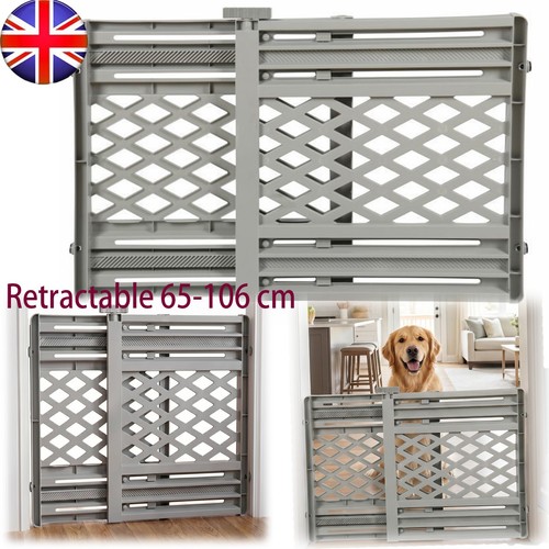 Retractable dog gate pet baby - dog,