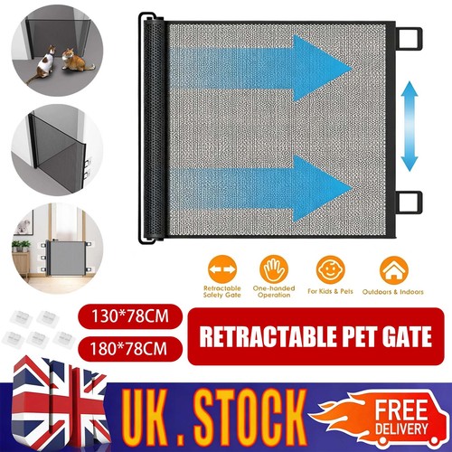 Retractable pet dog gate - pet,
