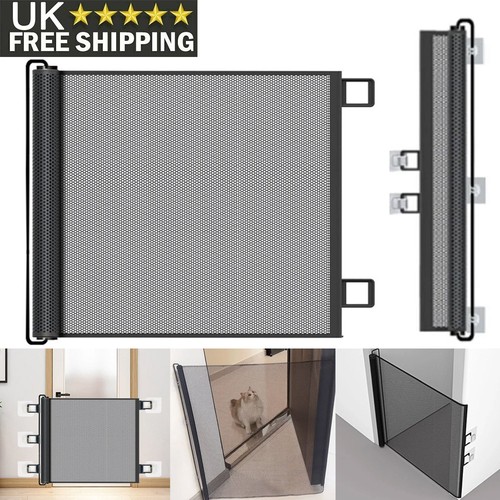 Retractable pet dog gate - retractable,