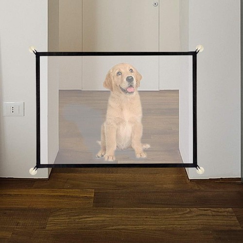 Retractable pet dog gate - retractable, magic