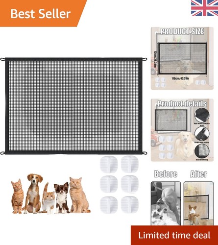 Piece 110x72cm dog gate with - 110x72cm,