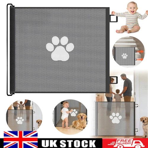 Retractable pet dog gate - dog,